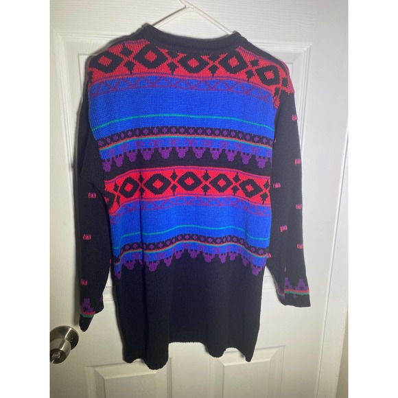 Carole Little Women Sweaters M multi colored VTG - Picture 1 of 7